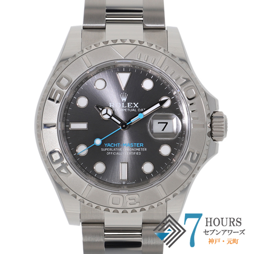 【125191】 ROLEX ロレックス 126622 ヨットマスター スレートダイヤル ランダム番 PT/SS 自動巻き ギャランティーカード 純正ボックス