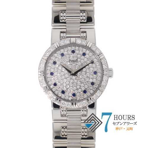 【125350】 PIAGET ピアジェ 80564K81 ダンサー12Pサファイヤ メレダイヤダイヤル WG クオーツ 修理明細書 当店オリジナルボックス