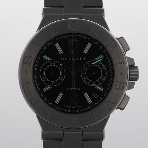 ブルガリダイヤベゼル ブラック文字盤 レデ ブルガリ 腕時計 DG40SCH  