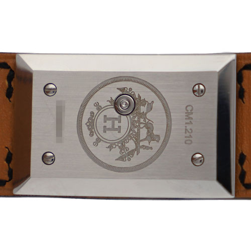 HERMES エルメス CM1.210 シェルシュミディ ホワイトダイヤル