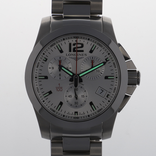 LONGINES ロンジン L3.700.4 コンクエスト シルバーダイヤル