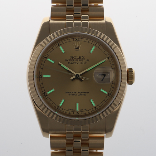 ROLEX ロレックス 116238 デイトジャスト 36 シャンパンダイヤル