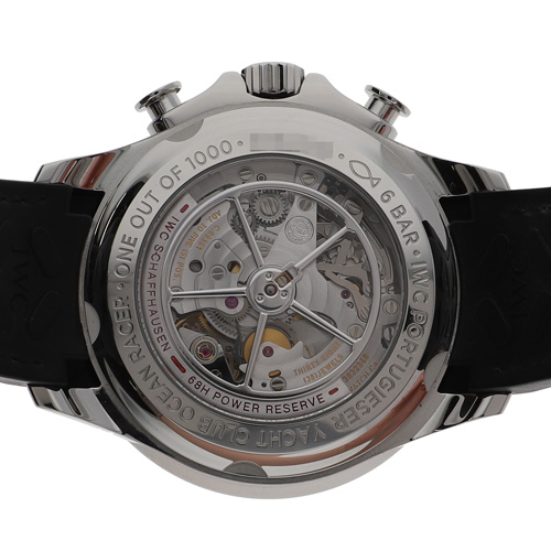 【127622】IWC インターナショナルウォッチカンパニー IW390216 ポルトギーゼヨットクラブ シルバーダイヤル SS/ラバー/レザー（クロコ） 自動巻き ギャランティーカード 純正ボックス 腕時計 時計 WATCH メンズ 男性 男 紳士【中古】 IWC インターナショナルウォッチカンパニー IW390216 ポルトギーゼ