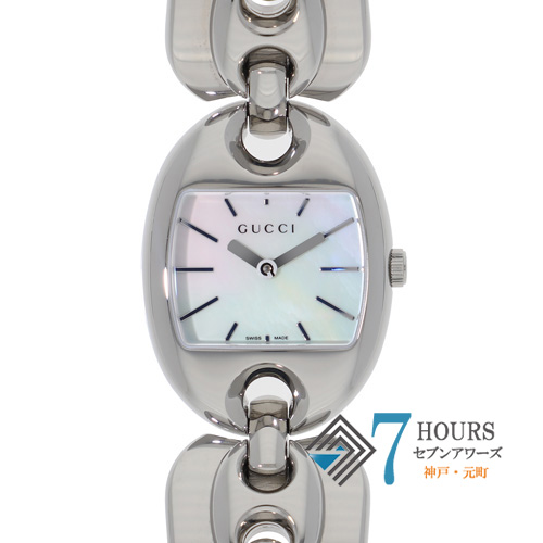 【128384】 GUCCI グッチ YA121515 マリーナチェーン ホワイトシェルダイヤル SS クオーツ 当店オリジナルボックス