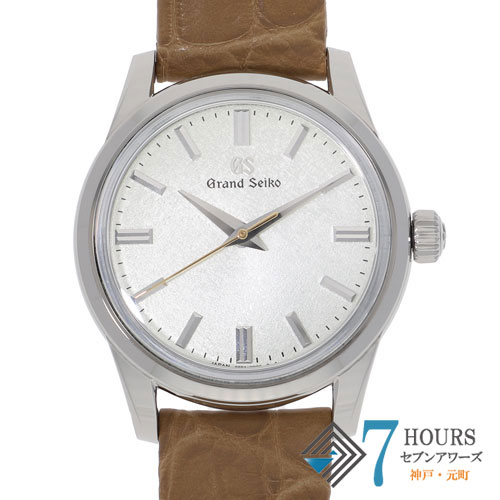 【128757】 SEIKO セイコー SBGW281　9S64-00Z0 グランドセイコー エレガンスコレクション 晩冬 シャンパンダイヤル SS/レザー（クロコ） 手巻き ギャランティーカード 純正ボックス