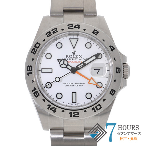【134355】 ROLEX ロレックス 216570 エクスプローラー2 ホワイトダイヤル ランダム番 SS 自動巻き ギャランティーカード 当店オリジナルボックス