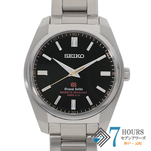 【134596】 SEIKO セイコー SBGX089 グランドセイコー ブラックダイヤル SS クオーツ ギャランティーカード 純正ボックス