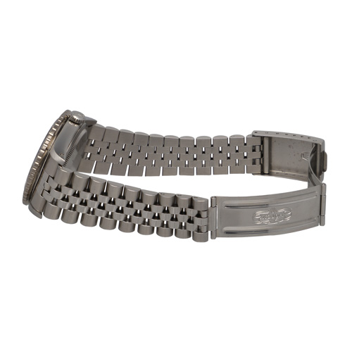 【135438】ROLEX ロレックス 16264 デイトジャスト 36 サンダーバード グレー ホリコンアラビアダイヤル S番 WG/SS 自動巻き 保証書 当店オリジナルボックス 腕時計 時計 WATCH メンズ 男性 男 紳士【中古】 ROLEX ロレックス 16264 デイトジャスト 36 サンダーバード グレー