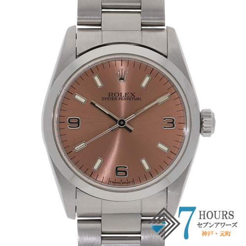 【135473】 ROLEX ロレックス 67480 オイスターパーペチュアル 31 ピンク369ダイヤル U番 SS 自動巻き 当店オリジナルボックス