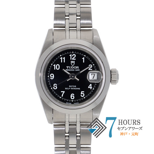 【136973】 TUDOR チュードル 92400 プリンセスデイト ブラックダイヤル SS 自動巻き ギャランティーカード 当店オリジナルボックス