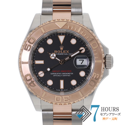 【137391】 ROLEX ロレックス 126621 ヨットマスター ブラックダイヤル ランダム番 PG/SS 自動巻き ギャランティーカード 当店オリジナルボックス
