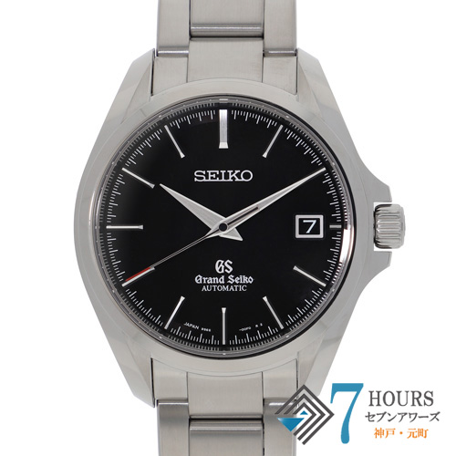 【139217】 SEIKO セイコー SBGR067 グランドセイコー ブラックダイヤル SS 自動巻き ギャランティーカード 純正ボックス