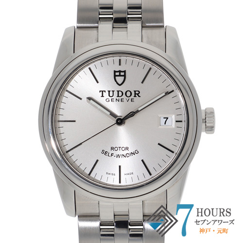 【139839】 TUDOR チュードル 55000 グラマーデイト シルバーダイヤル SS 自動巻き ギャランティーカード 当店オリジナルボックス