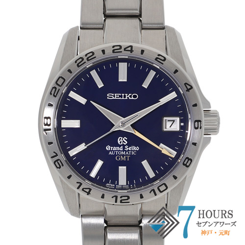 【139844】 SEIKO セイコー SBGM029 メカニカルGMT ブルーダイヤル SS 自動巻き 純正ボックス