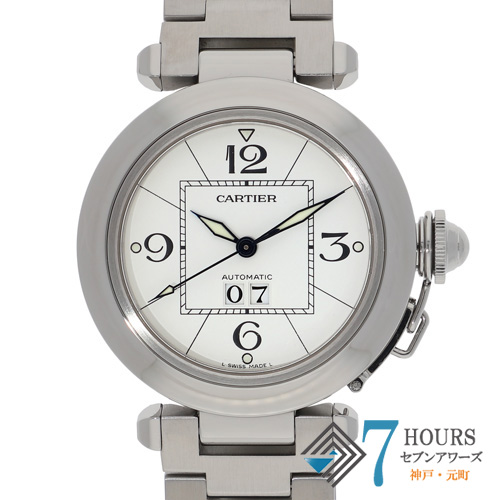 【139878】 CARTIER カルティエ W31055M7 パシャC  ホワイトダイヤル SS 自動巻き 当店オリジナルボックス