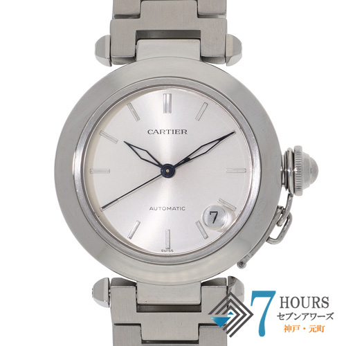 【140291】 CARTIER カルティエ W31010M7 パシャC シルバーダイヤル SS 自動巻き 当店オリジナルボックス