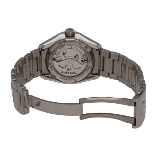 【140660】SEIKO セイコー SBGE283　9R66-0B30 グランドセイコー　エボリューション9 ブラックダイヤル TI エコドライブ ギャランティーカード 純正ボックス 腕時計 時計 WATCH メンズ 男性 男 紳士【中古】 SEIKO セイコー SBGE283 9R66-0B30 グランドセイコー エボリューション