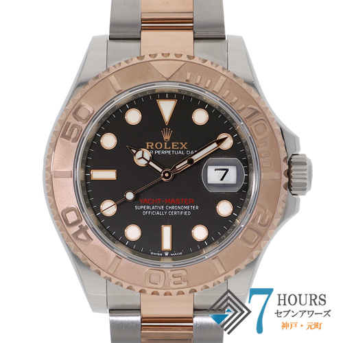 【140871】 ROLEX ロレックス 126621 ヨットマスター ブラックダイヤル ランダム番 PG/SS 自動巻き ギャランティーカード 純正ボックス