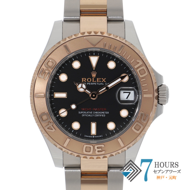 【141029】 ROLEX ロレックス 268621 ヨットマスター ブラックダイヤル ランダム番 PG/SS 自動巻き ギャランティーカード 当店オリジナルボックス