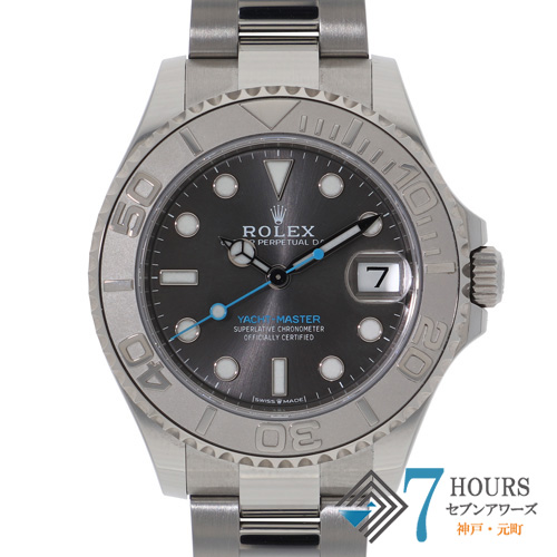 【141550】 ROLEX ロレックス 268622 ヨットマスター スレートダイヤル ランダム番 PT/SS 自動巻き ギャランティーカード 当店オリジナルボックス