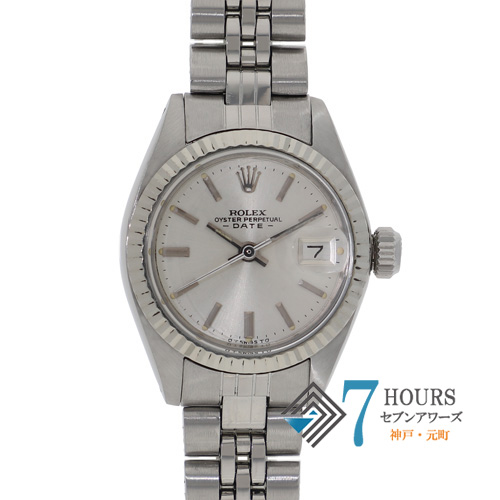 【141648】 ROLEX ロレックス 6917 オイスターパーペチュアル デイト シルバーダイヤル 38番 SS 自動巻き 当店オリジナルボックス