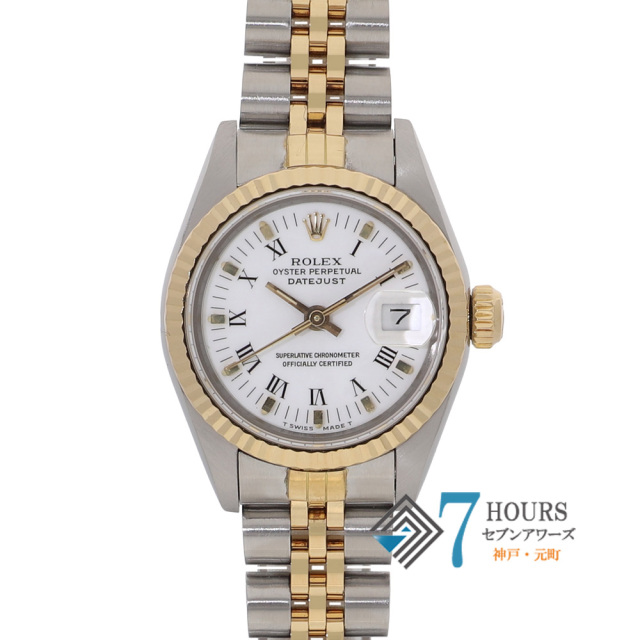 タクロレックス 69173G 金属ベルト18金ステンレス コ ROLEX ロレックス 69173G デイトジャスト 26 ホワイトミニローマ