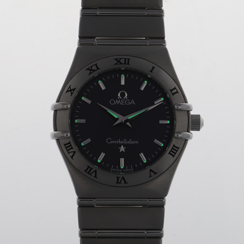 【OMEGA】オメガ コンステレーション 1572.4 ステンレススチール クオーツ アナログ表示 レディース 黒文字盤 腕時計 OMEGA（オメガ） コンステレーション 腕時計 1270.10.00 クオーツ