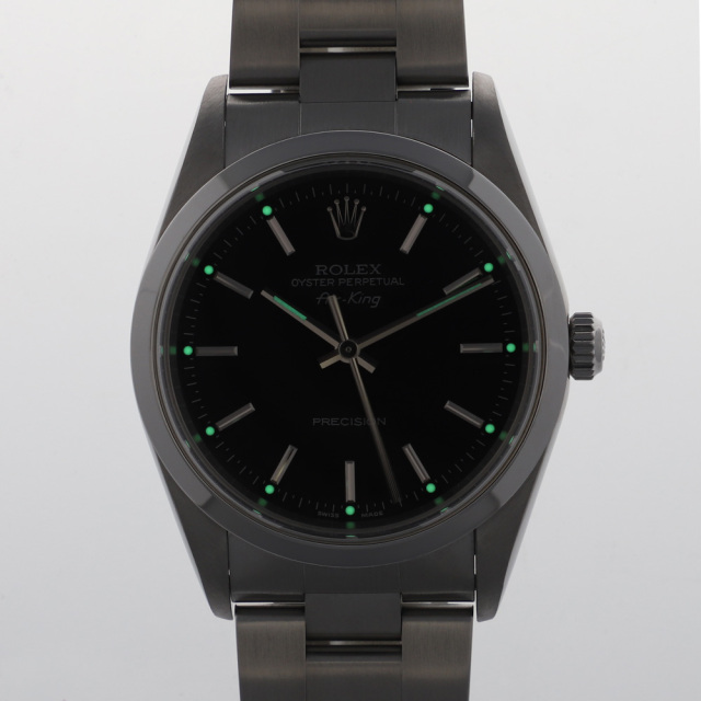Rolex 「ロレックス・スポーツカー・シリーズ」 オフィシャル フラッグ ROLEX ロレックス 14000 エアキング ブラックダイヤル Y番 ステンレス