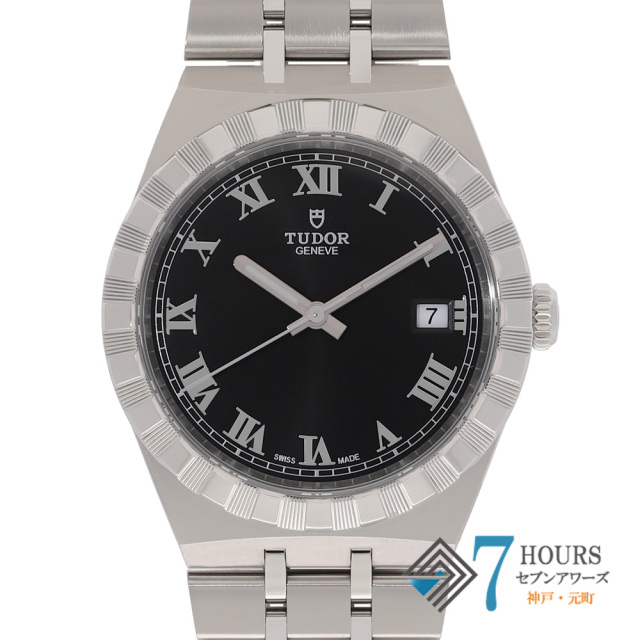【146163】 TUDOR チュードル 28500 ロイヤル ブラックローマダイヤル SS 自動巻き ギャランティーカード 純正ボックス