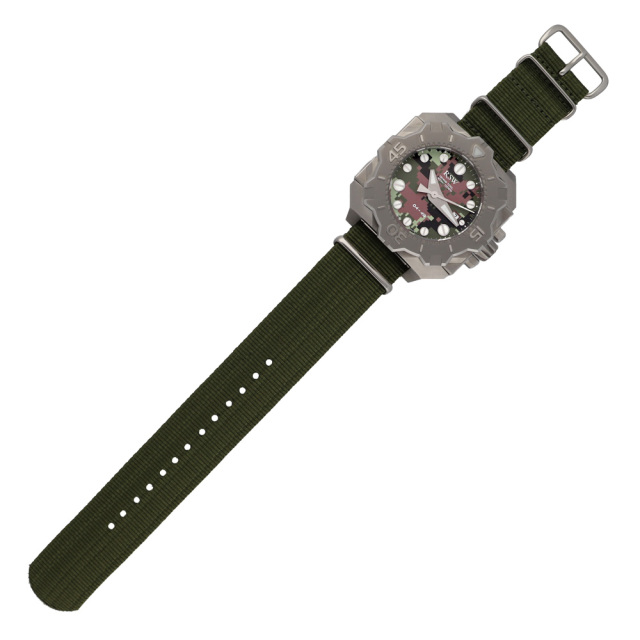 7050.MS.R1.95 ダイビングツール カモフラージュグリーンダイヤル