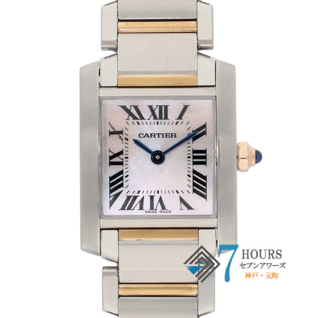 【148494】 CARTIER カルティエ W51027Q4 タンクフランセーズ SM  ピンクダイヤル PG/SS クオーツ 当店オリジナルボックス
