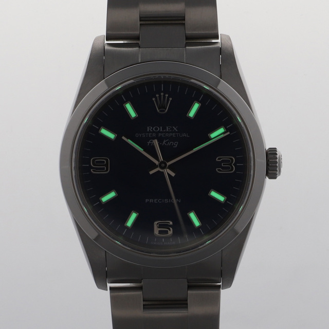 ROLEX ロレックス 14000M エアキング 369ブルーダイヤル Z番