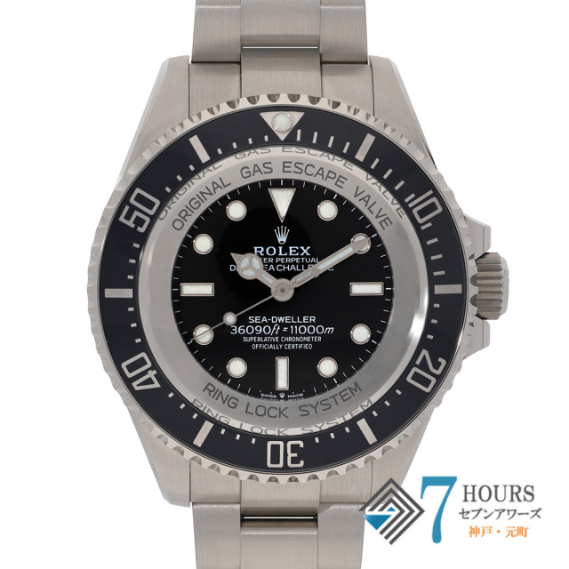 【149358】 ROLEX ロレックス 126067 シードゥエラーディープシー チャレンジ ブラックダイヤル ランダム番 チタニウム 自動巻き ギャランティーカード 純正ボックス