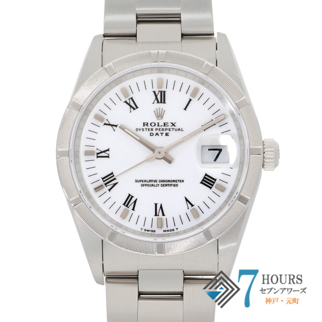【149381】 ROLEX ロレックス 15210 オイスターパーペチュアル デイト ホワイトローマンダイヤル U番 SS ギャランティーカード 当店オリジナルボックス