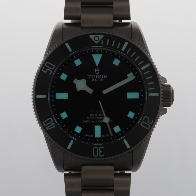 TUDOR チュードル 25407N-0001 ペラゴス ブラックダイヤル チタン TI
