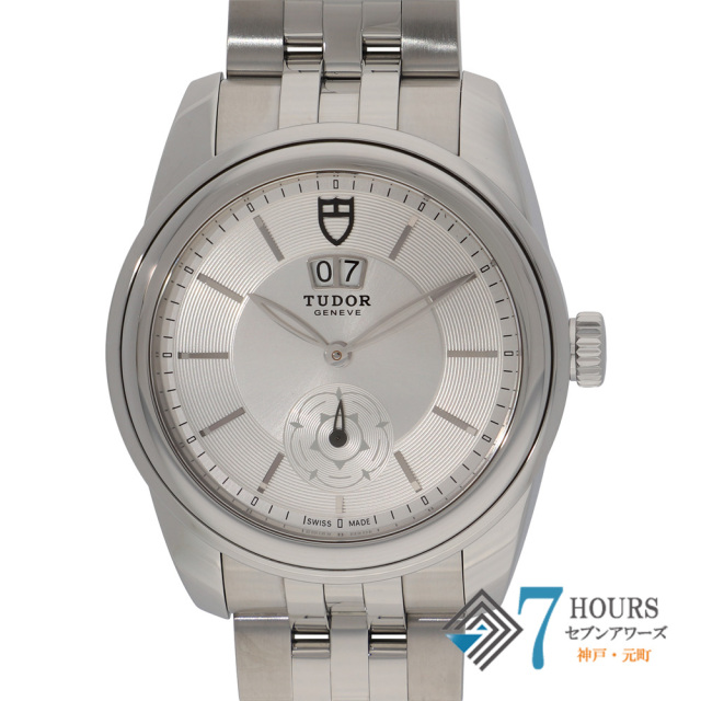 【150231】 TUDOR チュードル 57000 グラマーダブルデイト シルバーダイヤル SS 自動巻き ギャランティーカード 純正ボックス