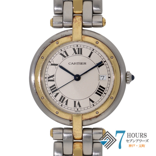 【150808】 CARTIER カルティエ 183964 パンテールヴァンドーム アイボリーローマダイヤル YG/SS クオーツ ギャランティーカード 純正ボックス
