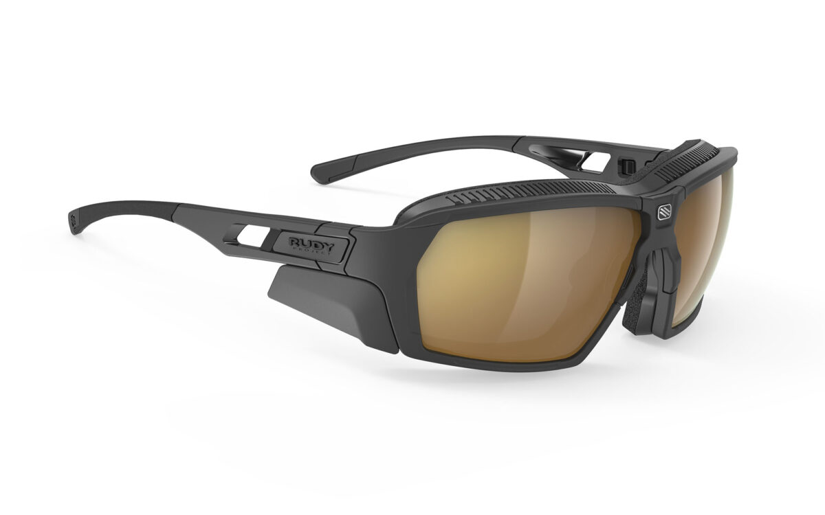 RUDYproject(ルディプロジェクト) agent q (エージェントQ) ブラックマットフレーム インパクトX® 2 調光レーザークリムゾンレンズ（SP707206)