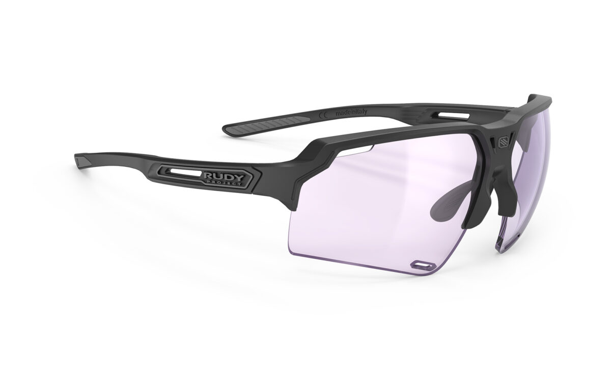 RUDYproject(ルディプロジェクト) DELTABEAT(デルタビート)ブラックマットフレーム インパクトX2調光 レーザーパープルレンズ  (SP747506-0001)