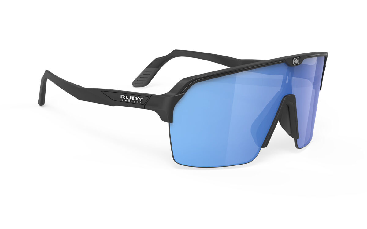RUDYproject(ルディプロジェクト) spinshield air スピンシールドエア ブラックマットフレーム マルチレーザーブルーレンズ（SP843906)