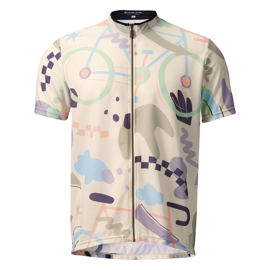 PEARLIZUMI ( パールイズミ ) 334-B シティライド プリント ジャージ ハイビズカス