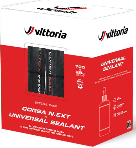 Vittoria CORSA N.EXT TLR Twin Pack (ヴィットリア コルサ ネクスト TLR ツインパック ) チューブレスレディ タイヤ