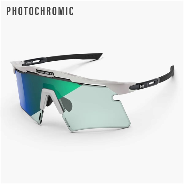 SCICON SPORTS AEROSHADE 2.0 TITANIUM (シーコン スポーツ エアロシェード 2.0 チタニウム ) WHITE METAL MATTE PHOTOCHROMIC サングラス