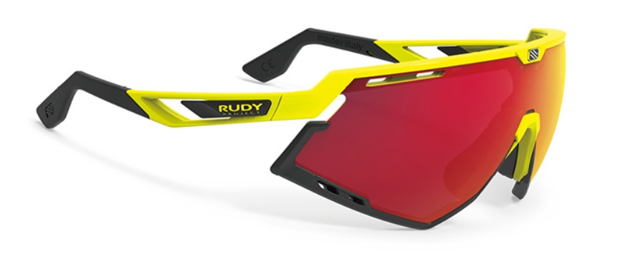RUDYproject(ルディプロジェクト) DEFENDER (ディフェンダー) レギュラーモデル イエローフルオグロスフレーム (SP524076)