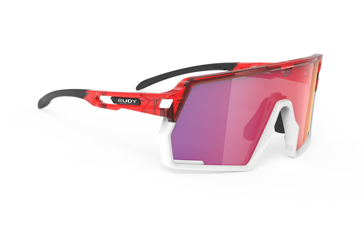 RUDYproject(ルディプロジェクト) kelion ケリオン クリスタルレッドフレーム マルチレーザーレッドレンズ（SP853817)