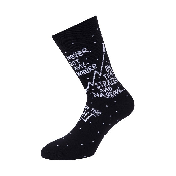 CINELLI (チネリ) CHAS CHRISTIANSEN RIGHT FOOT BLACK SOCKS ソックス