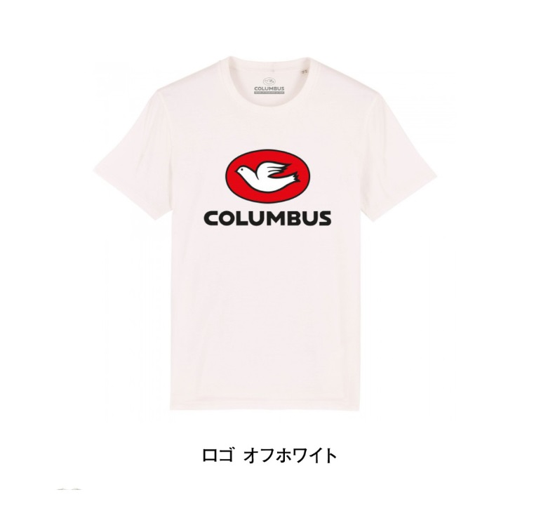 CINELLI (チネリ) チネリTシャツ COLUMBUS LOGO OFF WHITE (コロンブス ロゴ オフ ホワイト)