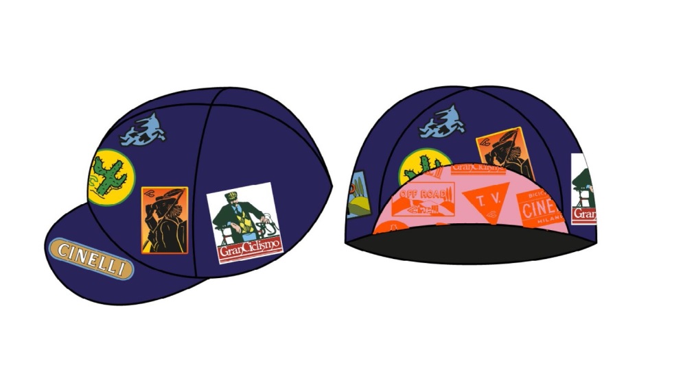 CINELLI (チネリ) Ventile  ( ベンタイル ) 75th Anniversary cycling cap (75周年記念サイクリング ) キャップ