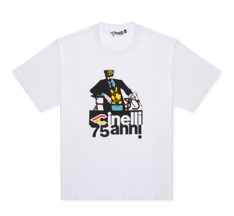 CINELLI (チネリ) チネリ Tシャツ 75th anniv. classic