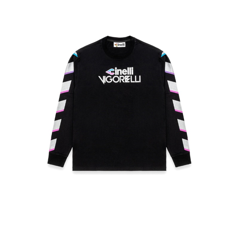 CINELLI (チネリ) チネリ Tシャツ L/S VIGORELLI BLACK